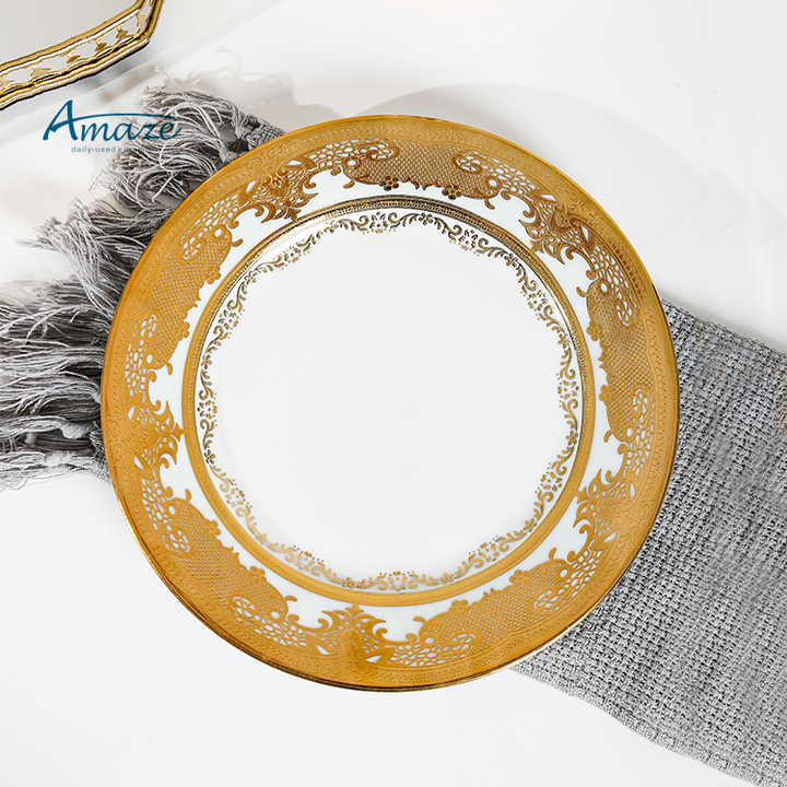 Baitylux Set da Cena in ceramica di Lusso Oro