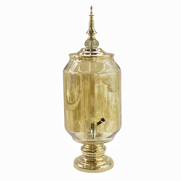 Baitylux Caraffa in vetro per tavolo con rubinetto elegante