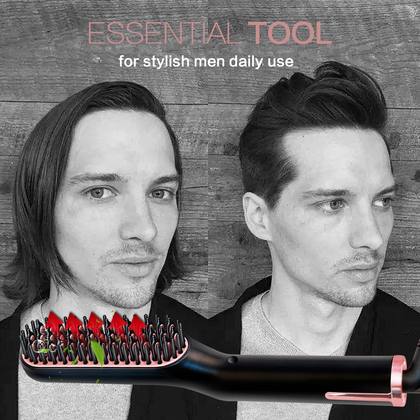 Baitylux™ Spazzola Lisciante Elettrica Uomo per Capelli e Barba