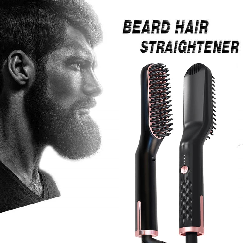 Baitylux™ Spazzola Lisciante Elettrica Uomo per Capelli e Barba