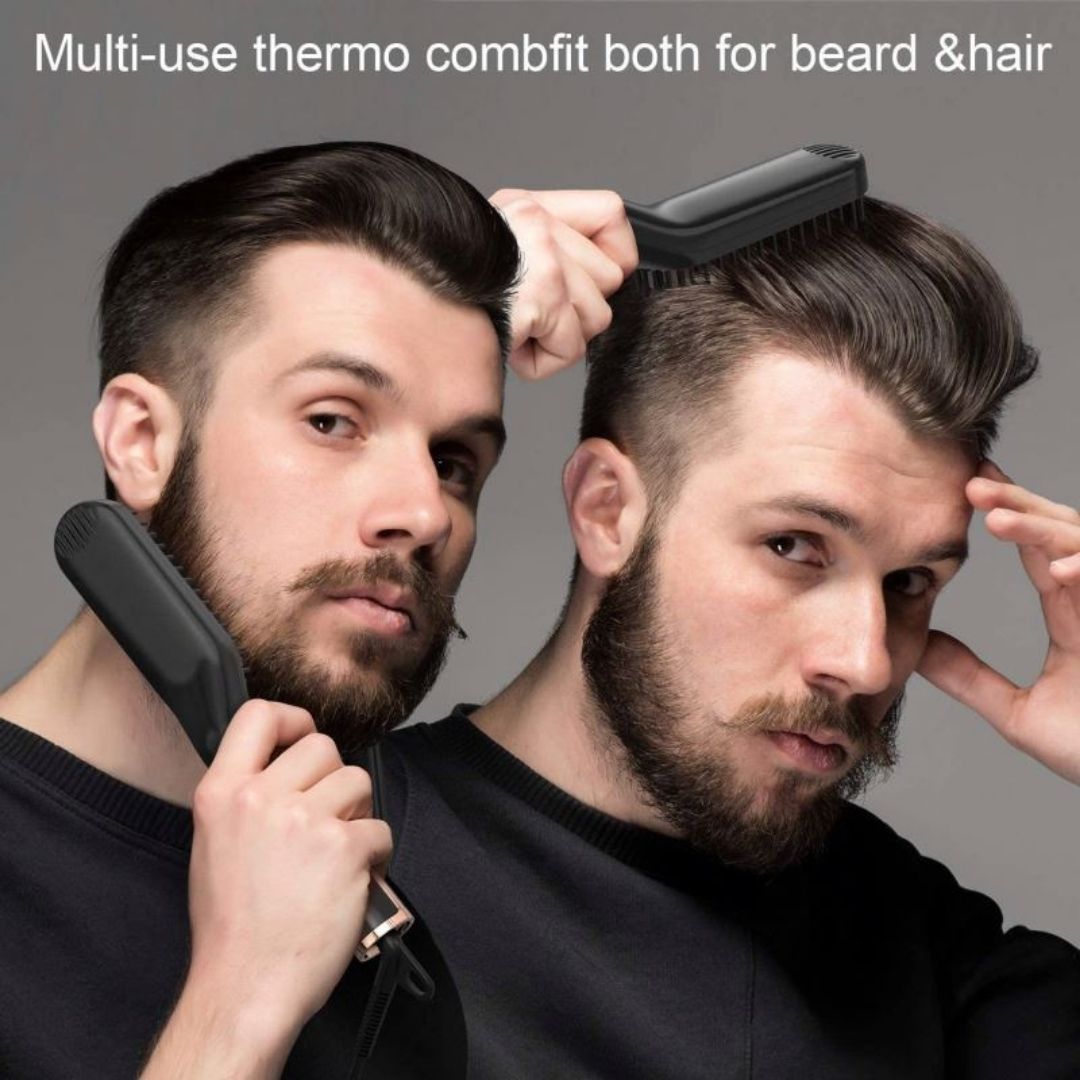 Baitylux™ Spazzola Lisciante Elettrica Uomo per Capelli e Barba