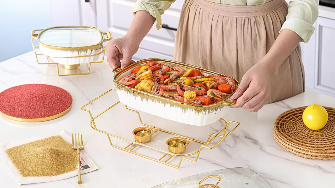 Baitylux Casseruola Ceramica di Lusso per Buffet