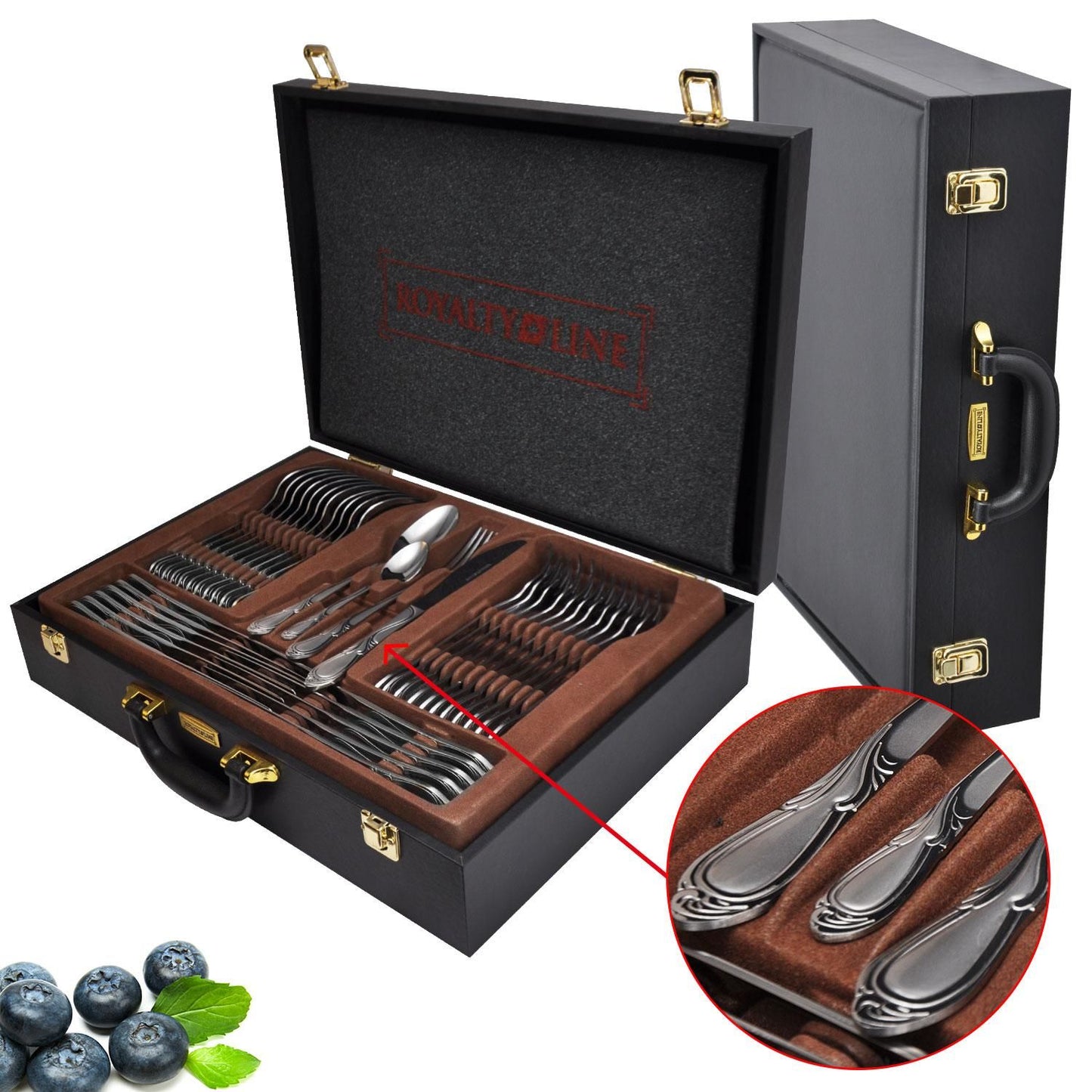 Baitylux Set Di Posate 72PC Royalty Line