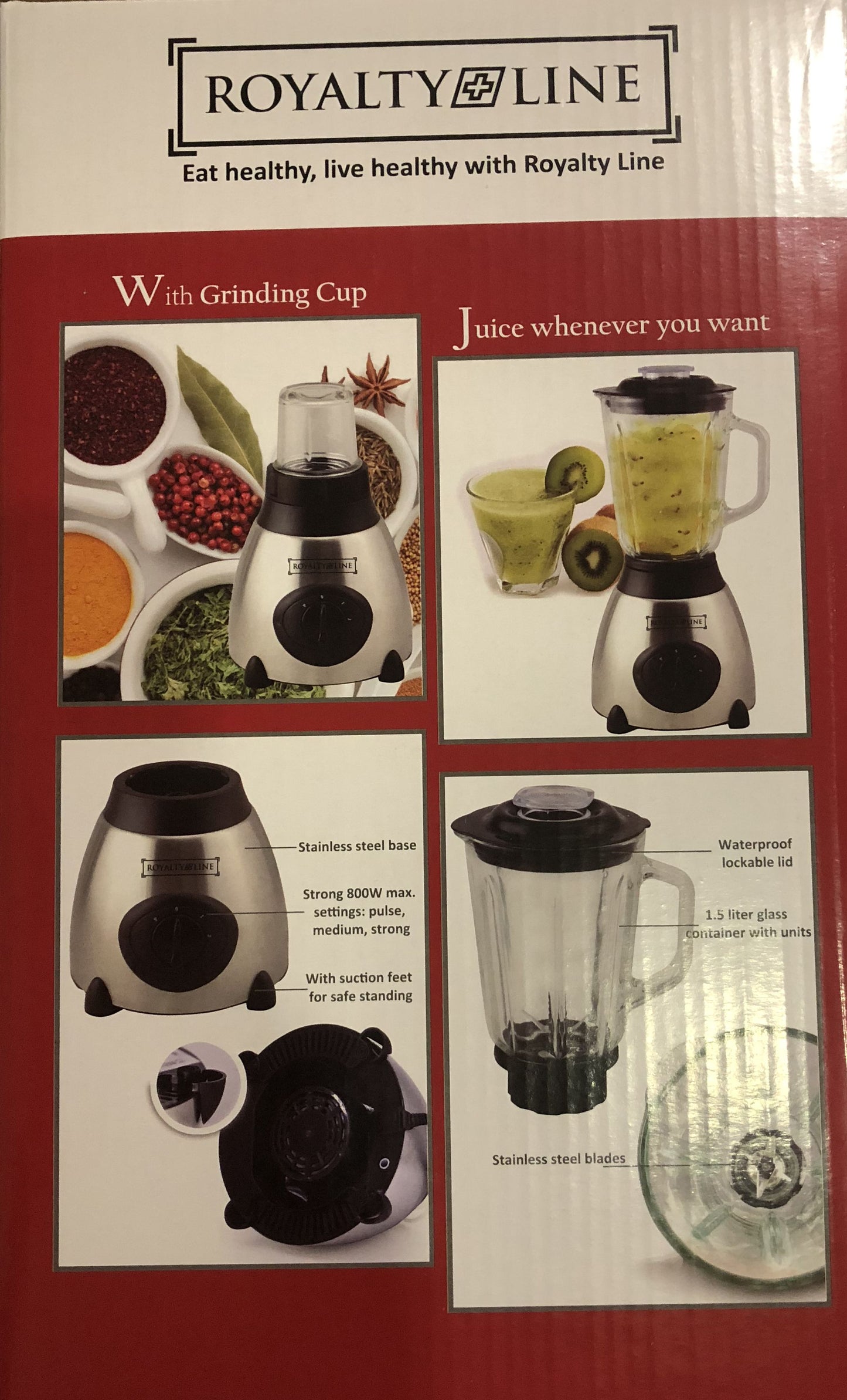 Baitylux Frullatore Mixer con Macinino