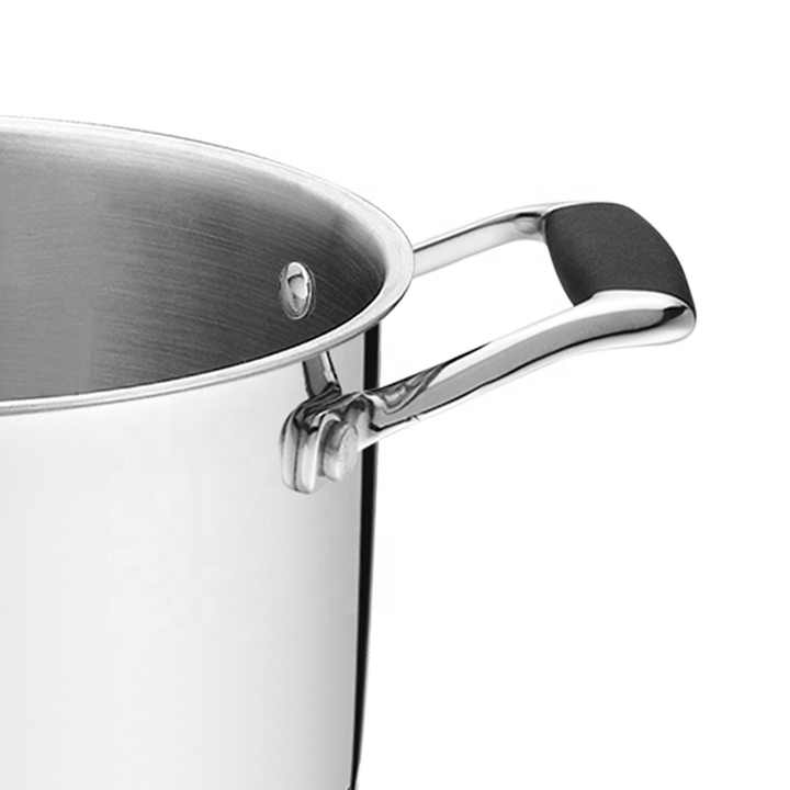 Baitylux  Set Pentola a Vapore in acciaio inox con coperchio in vetro