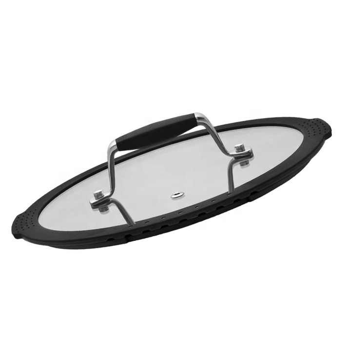 Baitylux  Set Pentola a Vapore in acciaio inox con coperchio in vetro