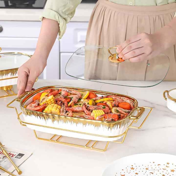 Baitylux Casseruola Ceramica di Lusso per Buffet