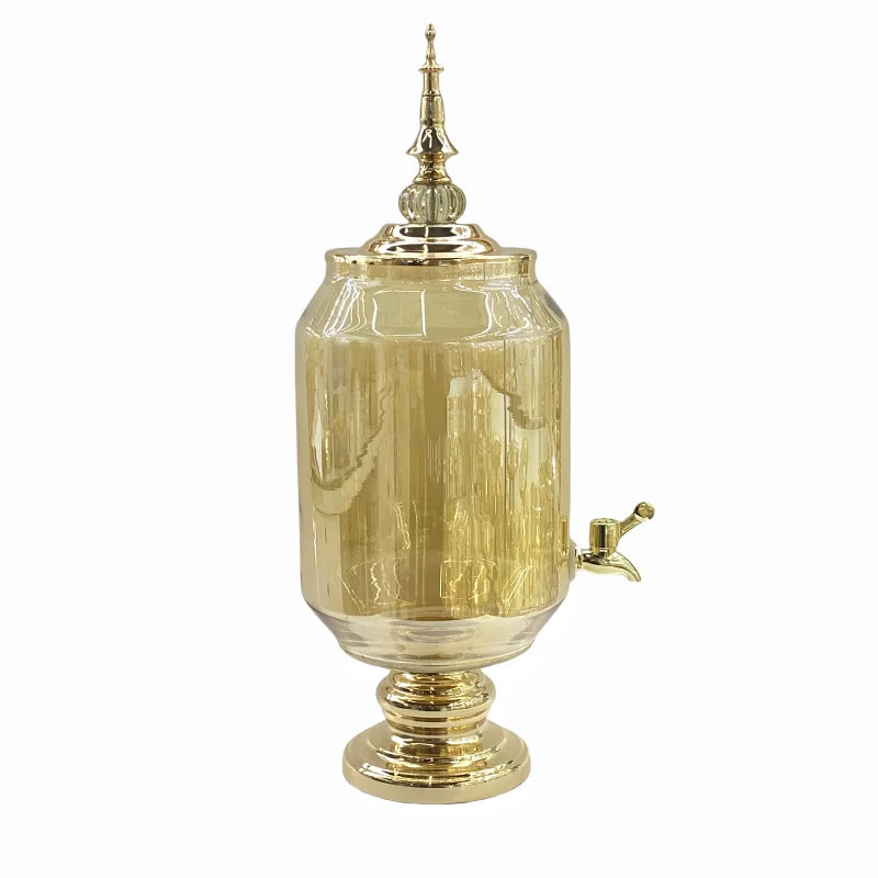 Baitylux Caraffa in vetro per tavolo con rubinetto elegante